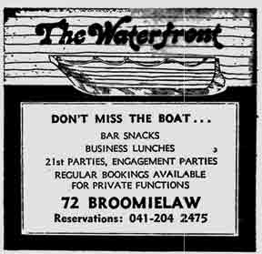 Waterfront advert 1979